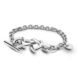 Classic Sterling Silver Bracelet w/ Barrel Clasp